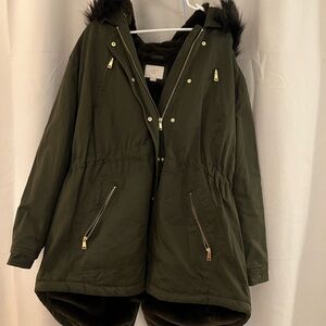LOFT Women's Dark Green Utility Jacket